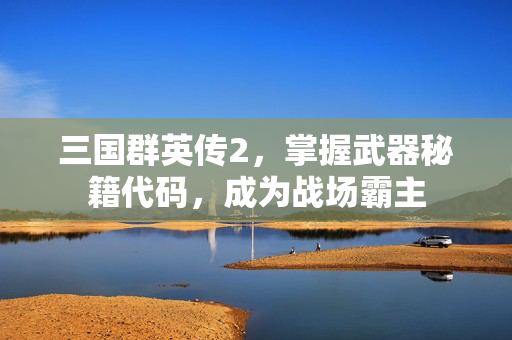 三国群英传2，掌握武器秘籍代码，成为战场霸主