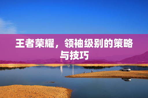 王者荣耀，领袖级别的策略与技巧