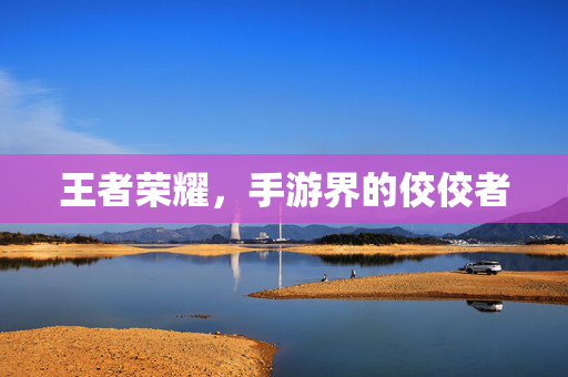 王者荣耀，手游界的佼佼者