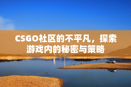 CSGO社区的不平凡，探索游戏内的秘密与策略