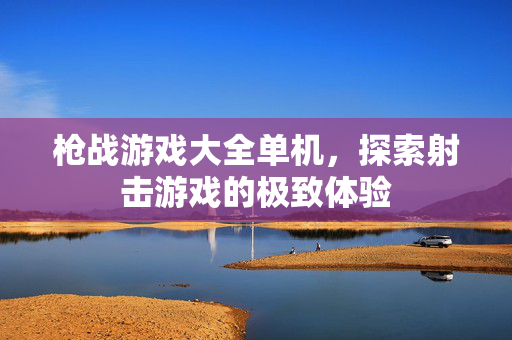 枪战游戏大全单机，探索射击游戏的极致体验