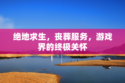 绝地求生，丧葬服务，游戏界的终极关怀