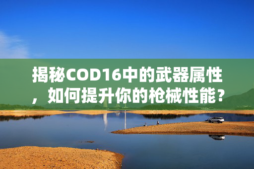 揭秘COD16中的武器属性，如何提升你的枪械性能？