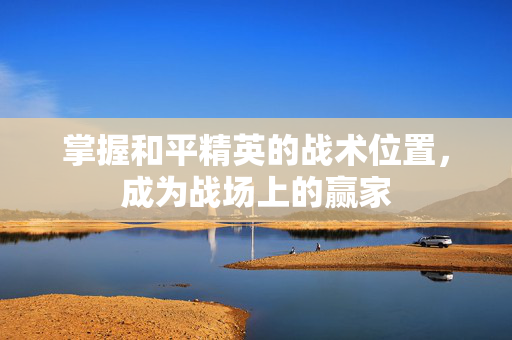 掌握和平精英的战术位置，成为战场上的赢家