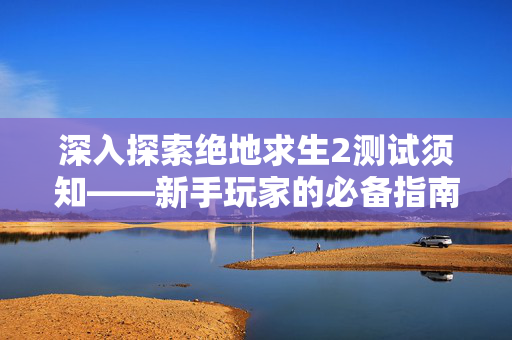 深入探索绝地求生2测试须知——新手玩家的必备指南