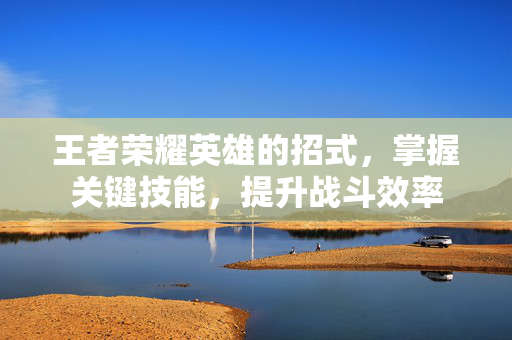王者荣耀英雄的招式，掌握关键技能，提升战斗效率