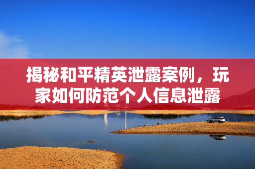 揭秘和平精英泄露案例，玩家如何防范个人信息泄露