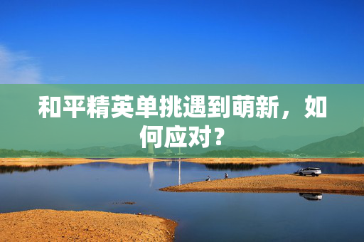 和平精英单挑遇到萌新，如何应对？