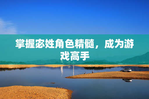 掌握宓姓角色精髓，成为游戏高手