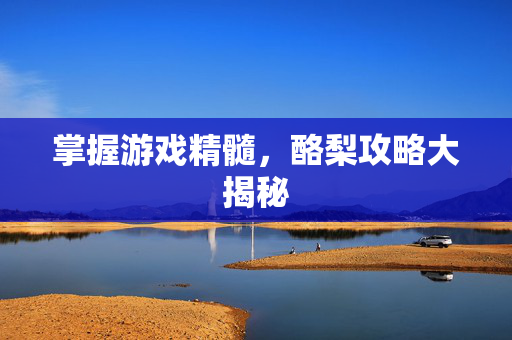 掌握游戏精髓,酪梨攻略大揭秘-第1张图片-SK游戏资讯网 掌握游戏精髓,酪梨攻略大揭秘-第1张图片-SK游戏资讯网