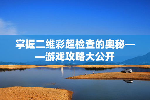 掌握二维彩超检查的奥秘——游戏攻略大公开